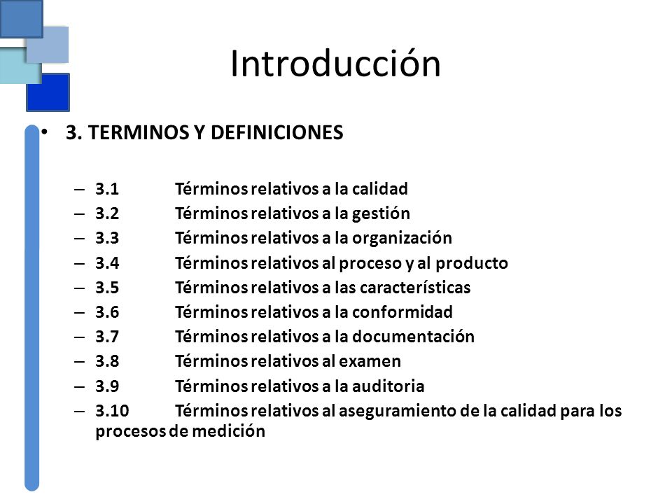 Introducción 3. TERMINOS Y DEFINICIONES