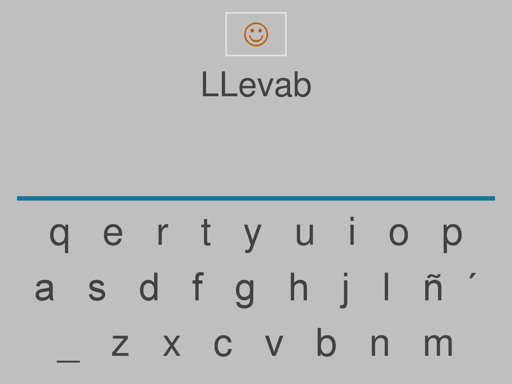  LLevab. q e r t y u i o p.