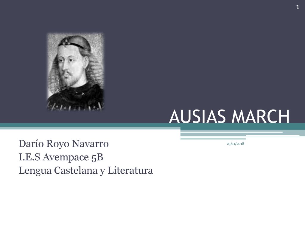 Darío Royo Navarro I.E.S Avempace 5B Lengua Castelana y Literatura