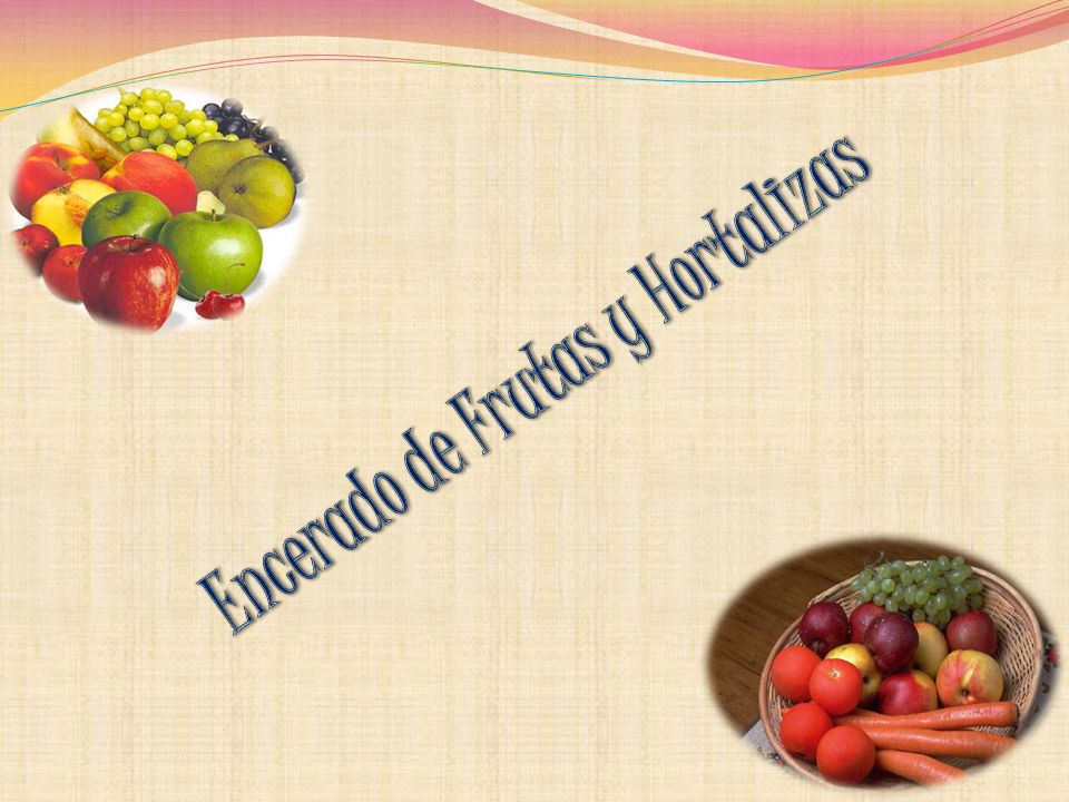 Encerado de Frutas y Hortalizas