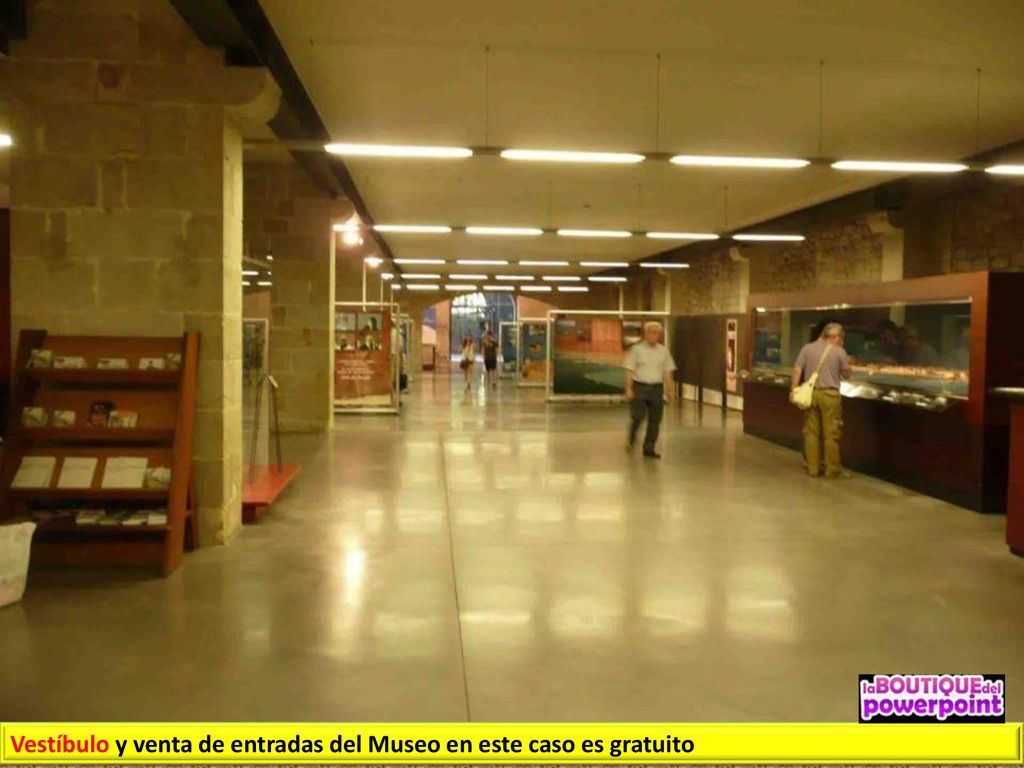 Vestíbulo y venta de entradas del Museo en este caso es gratuito