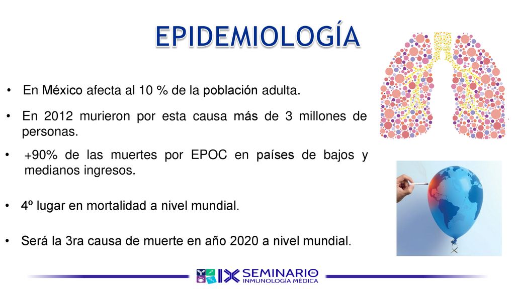 EPIDEMIOLOGÍA En México afecta al 10 % de la población adulta.
