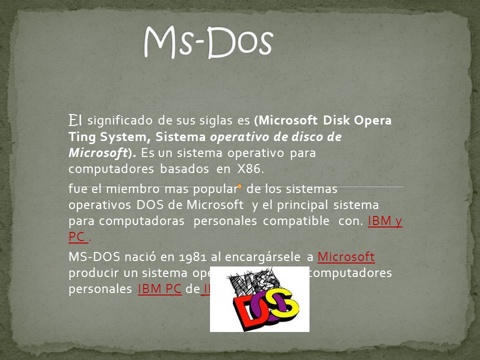 Ms-Dos