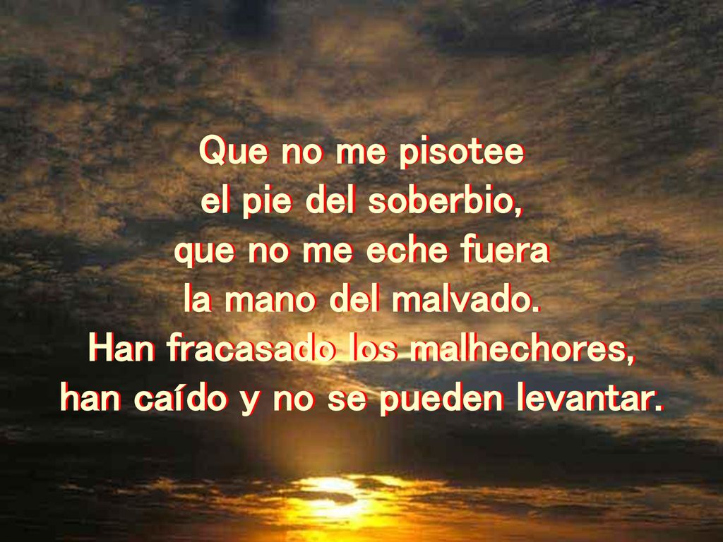 Han fracasado los malhechores, han caído y no se pueden levantar.