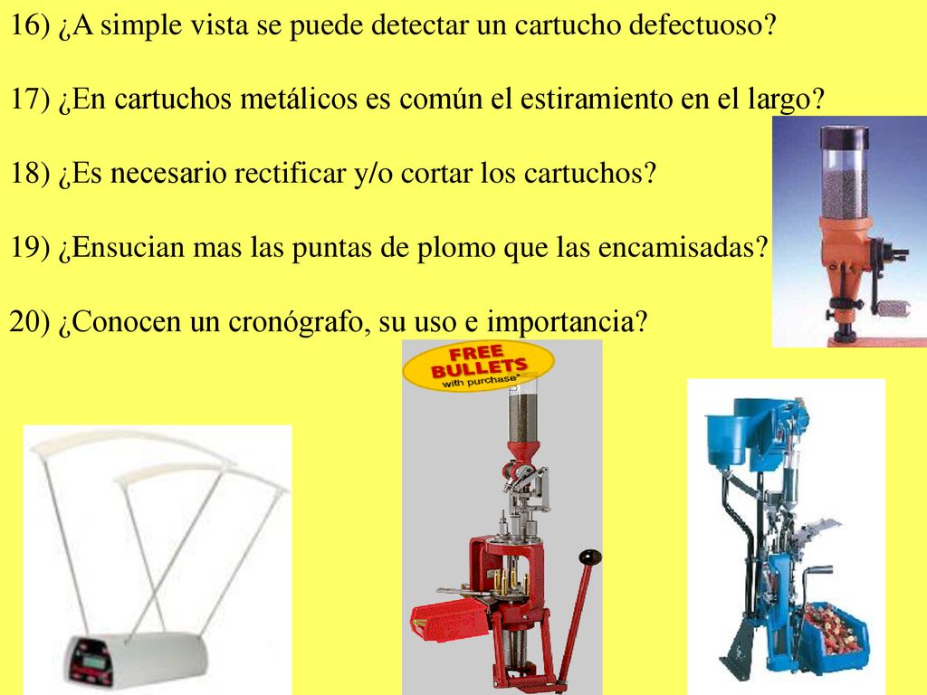 16) ¿A simple vista se puede detectar un cartucho defectuoso