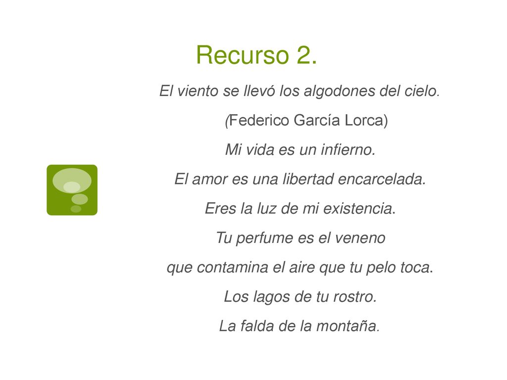 Recurso 2. El viento se llevó los algodones del cielo.