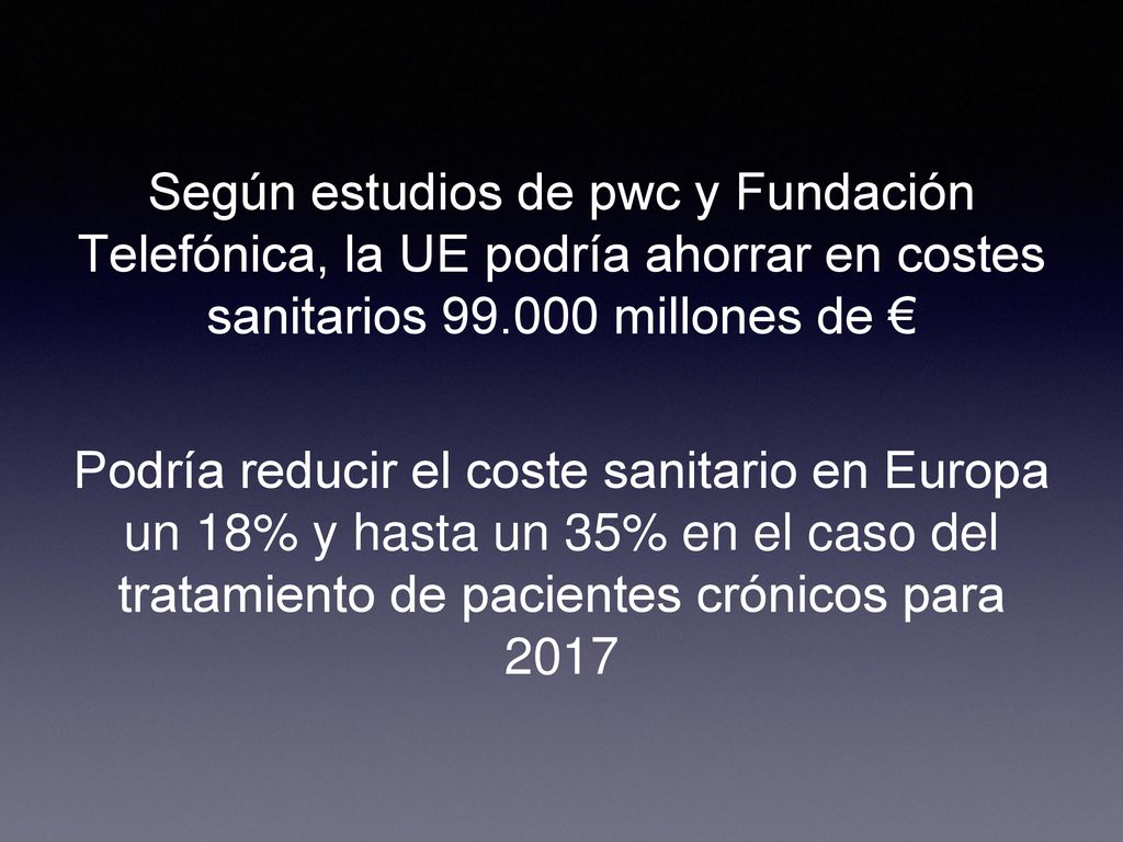 Según estudios de pwc y Fundación Telefónica, la UE podría ahorrar en costes sanitarios millones de €