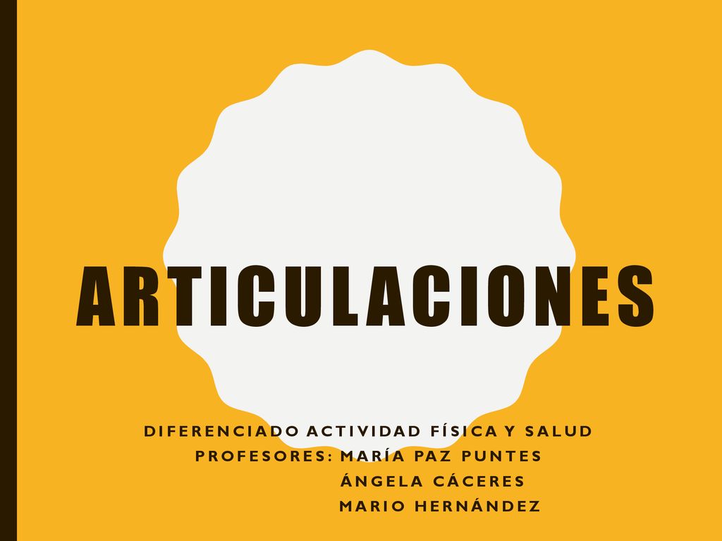Diferenciado ACTIVIDAD FÍSICA Y SALUD Profesores: María Paz Puntes