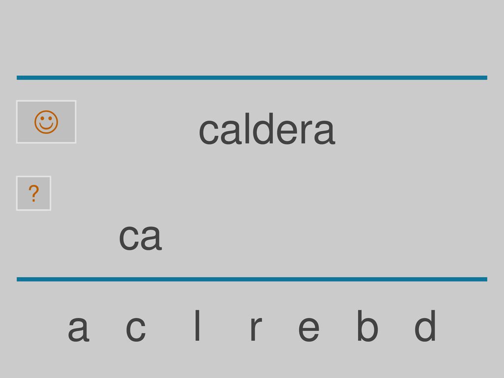  caldera ca a c l r e b d