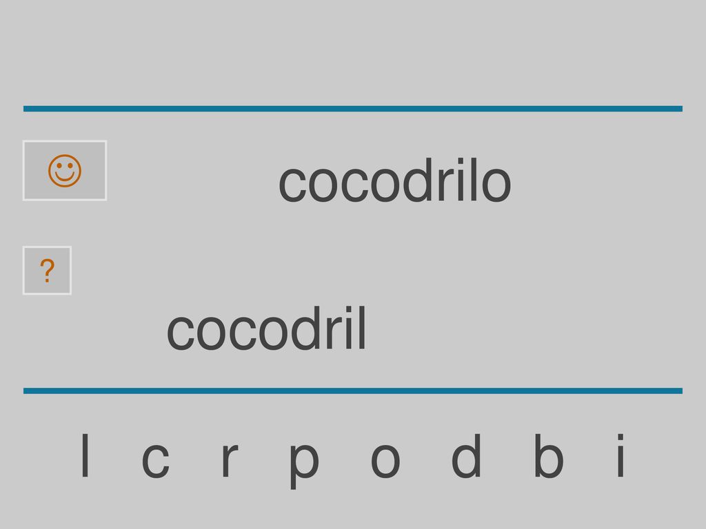  cocodrilo cocodril l c r p o d b i