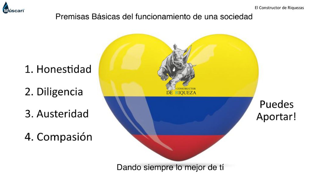 Cuando todos aportemos y nos comportemos de forma correcta, nuestro país será de primer orden.