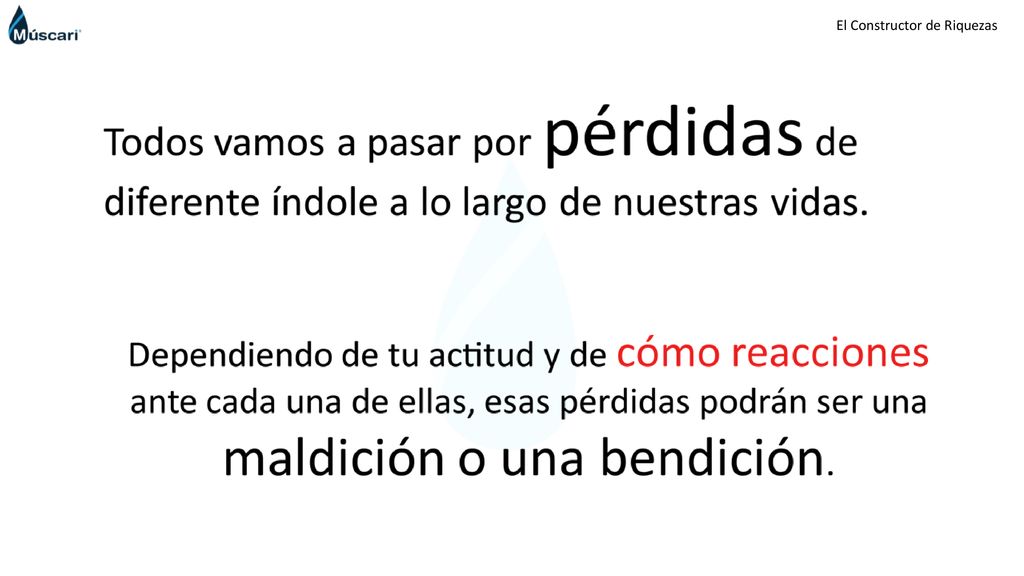 Si tienes la actitud de una vaca quejumbrosa, entre más te quejes, más te apretarán las cadenas que te atan. No hay práctica más destructora del alma que la autocompasión.