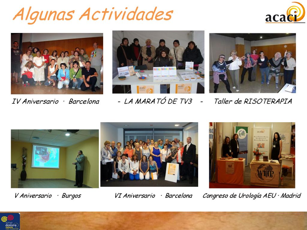 Algunas Actividades IV Aniversario · Barcelona - LA MARATÓ DE TV3 - Taller de RISOTERAPIA.