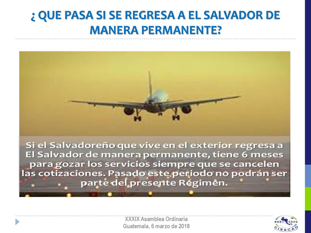 ¿ QUE PASA SI SE REGRESA A EL SALVADOR DE MANERA PERMANENTE