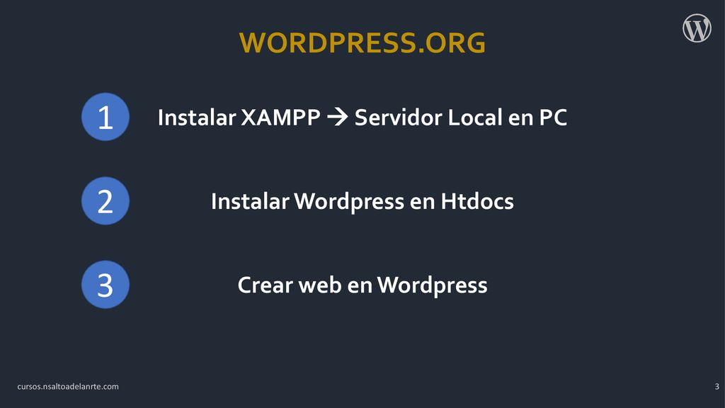 Instalar XAMPP  Servidor Local en PC Instalar Wordpress en Htdocs
