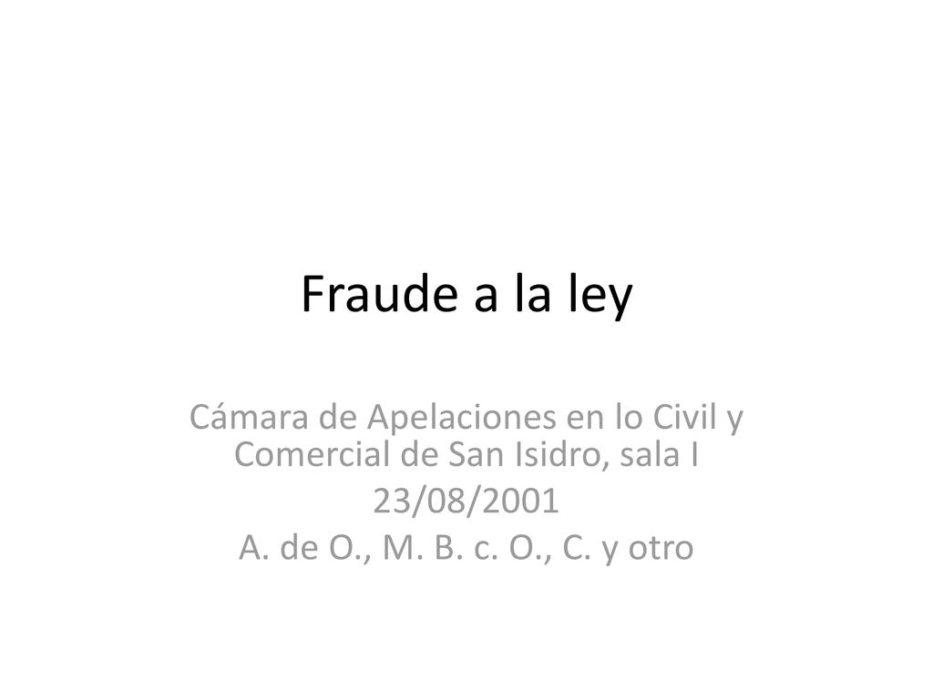 Cámara de Apelaciones en lo Civil y Comercial de San Isidro, sala I