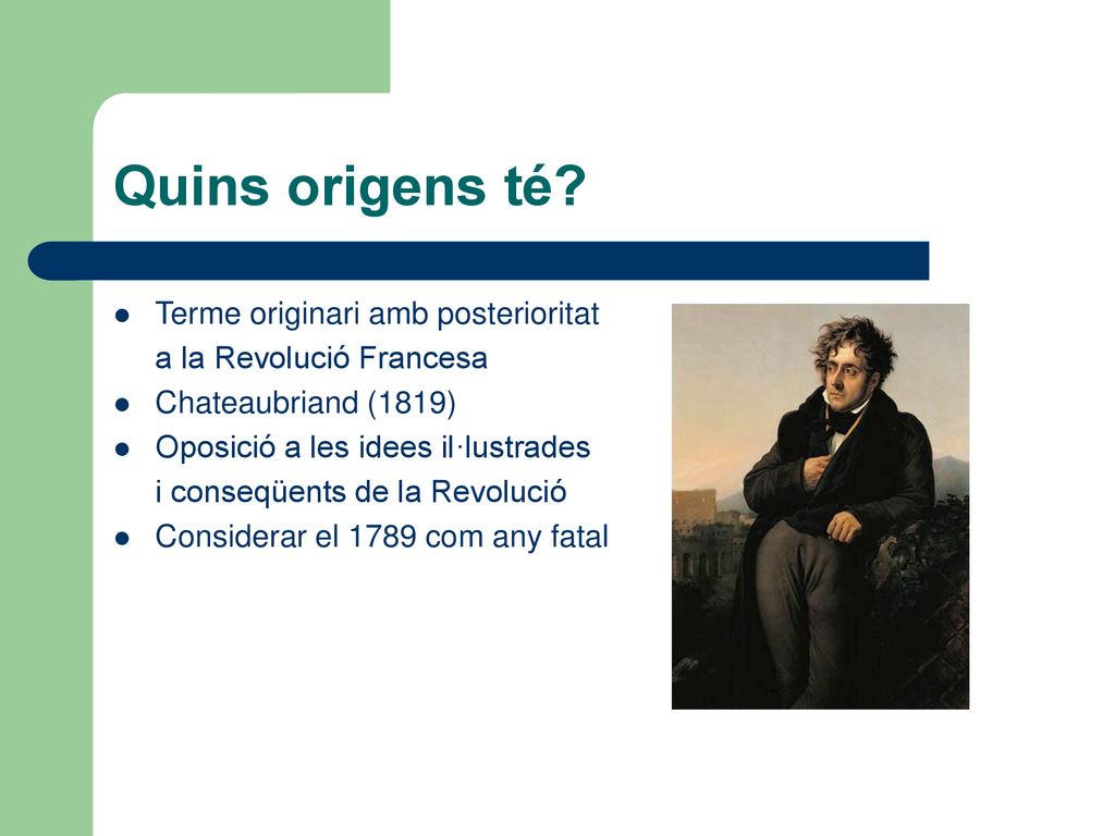 Quins origens té Terme originari amb posterioritat