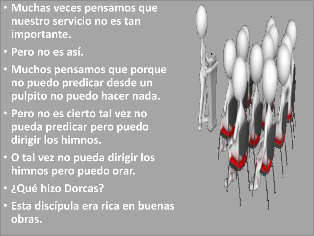 Muchas veces pensamos que nuestro servicio no es tan importante.
