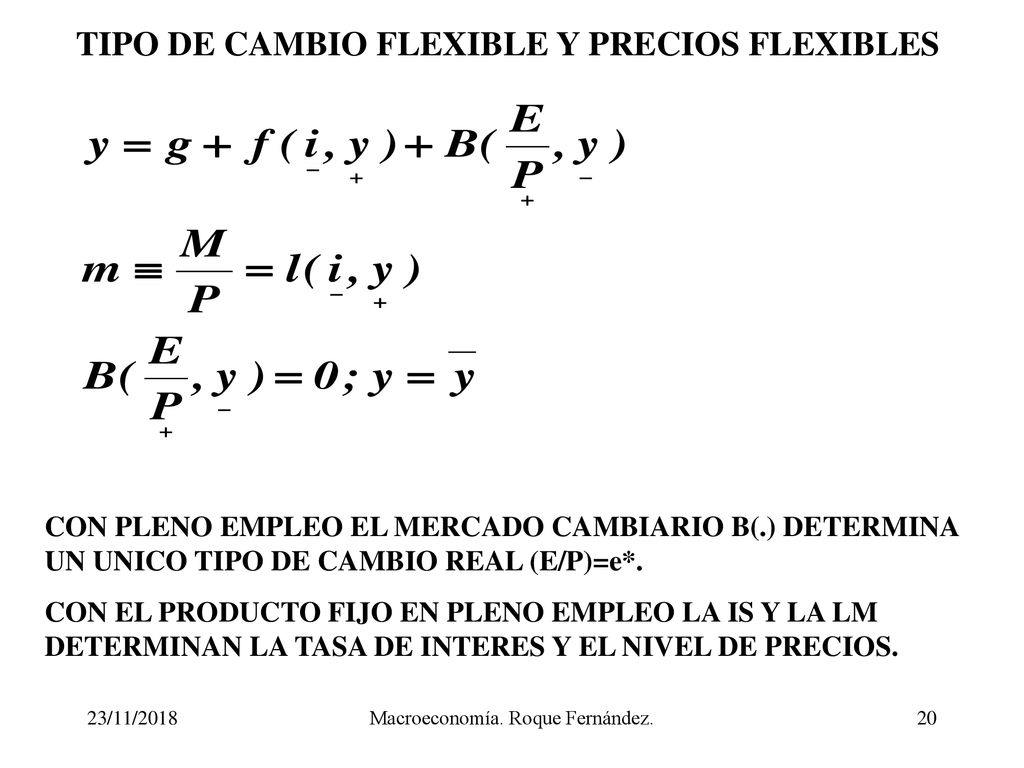 TIPO DE CAMBIO FLEXIBLE Y PRECIOS FLEXIBLES