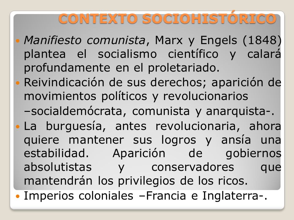 CONTEXTO SOCIOHISTÓRICO