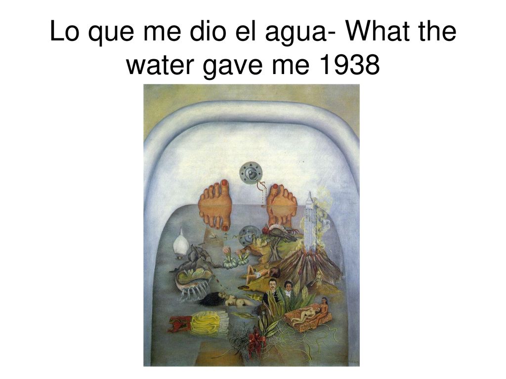 Lo que me dio el agua- What the water gave me 1938