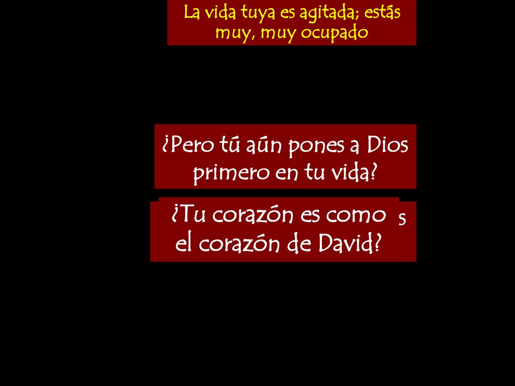 ¿Tu corazón es como el corazón de David