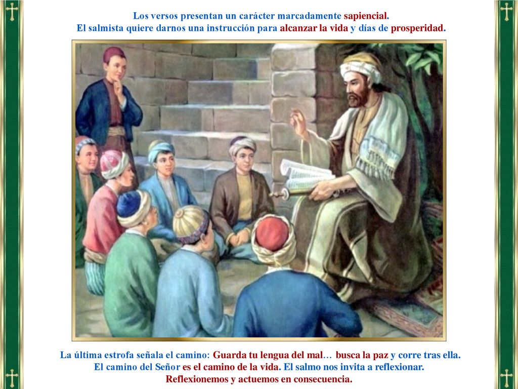 Los versos presentan un carácter marcadamente sapiencial.