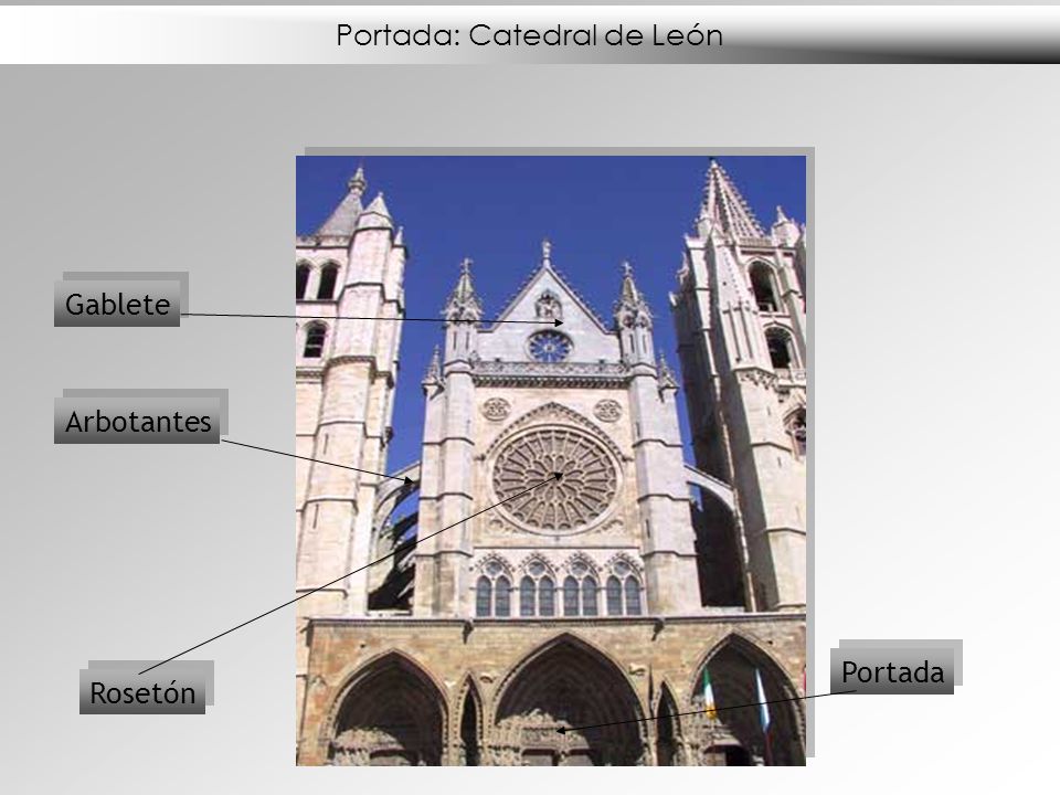 Portada: Catedral de León