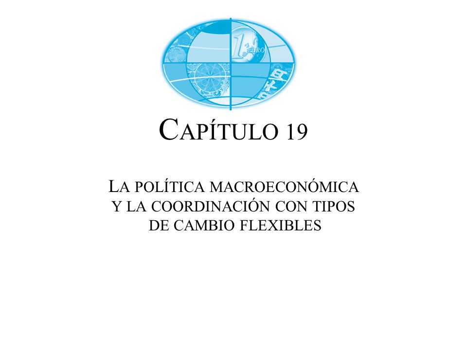 CAPÍTULO 19 LA POLÍTICA MACROECONÓMICA Y LA COORDINACIÓN CON TIPOS DE CAMBIO FLEXIBLES