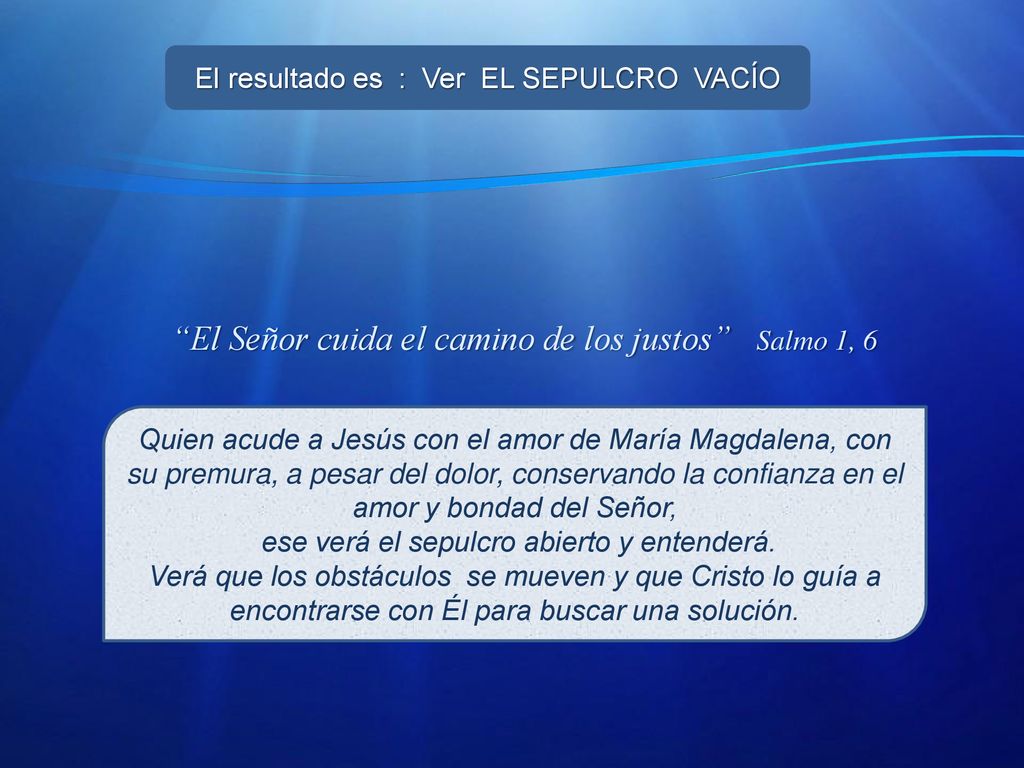 El Señor cuida el camino de los justos Salmo 1, 6