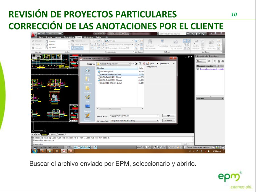 REVISIÓN DE PROYECTOS PARTICULARES CORRECCIÓN DE LAS ANOTACIONES POR EL CLIENTE