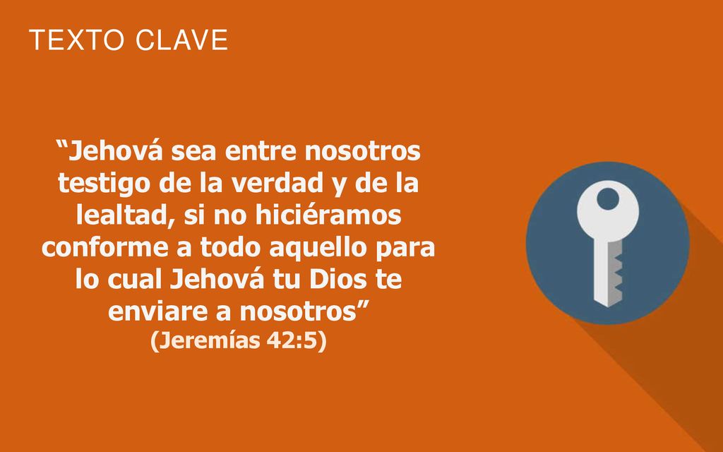 Jehová sea entre nosotros testigo de la verdad y de la lealtad, si no hiciéramos conforme a todo aquello para lo cual Jehová tu Dios te enviare a nosotros