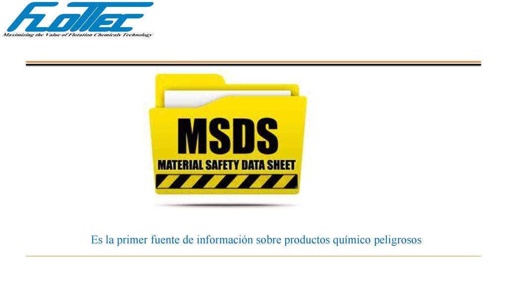 Es la primer fuente de información sobre productos químico peligrosos