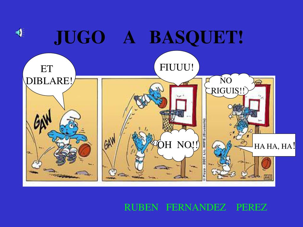 JUGO A BASQUET! FIUUU! ET DIBLARE! OH NO!! RUBEN FERNANDEZ PEREZ NO