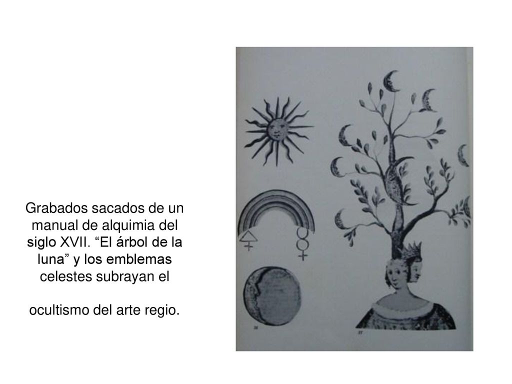 Grabados sacados de un manual de alquimia del siglo XVII