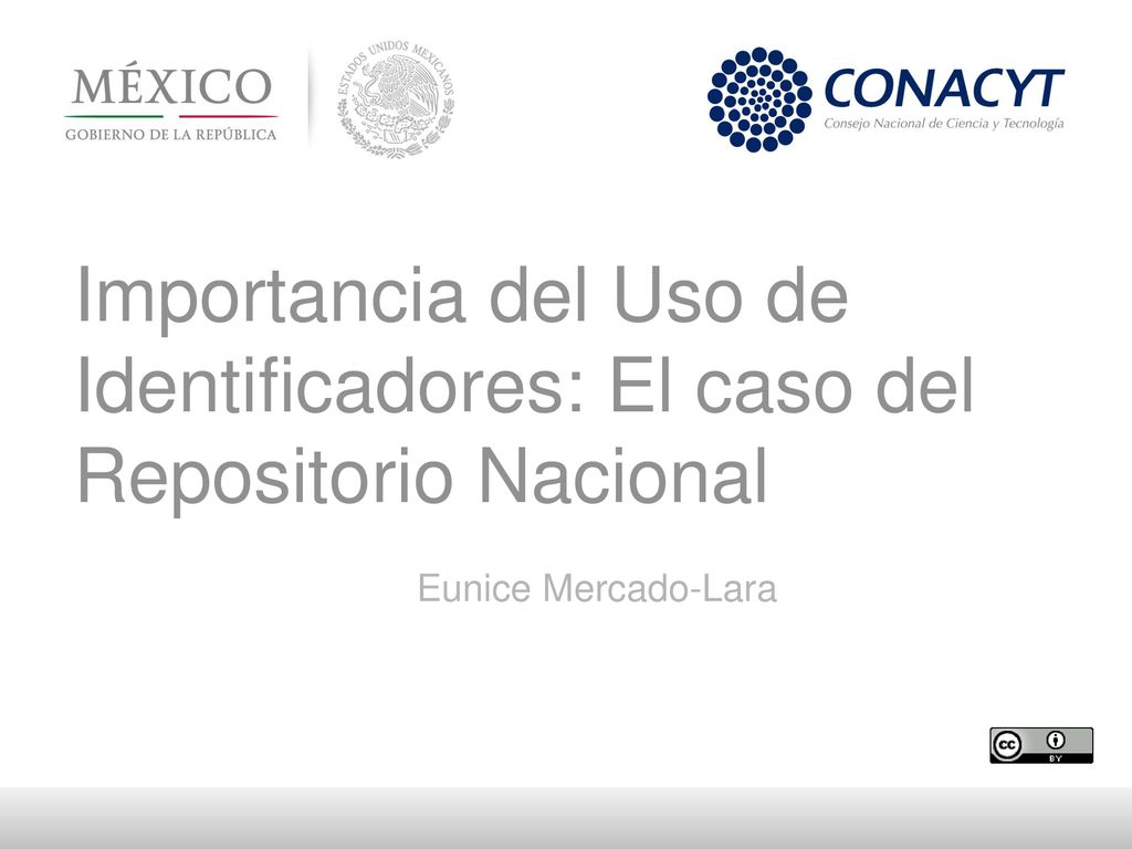 Importancia del Uso de Identificadores: El caso del Repositorio Nacional
