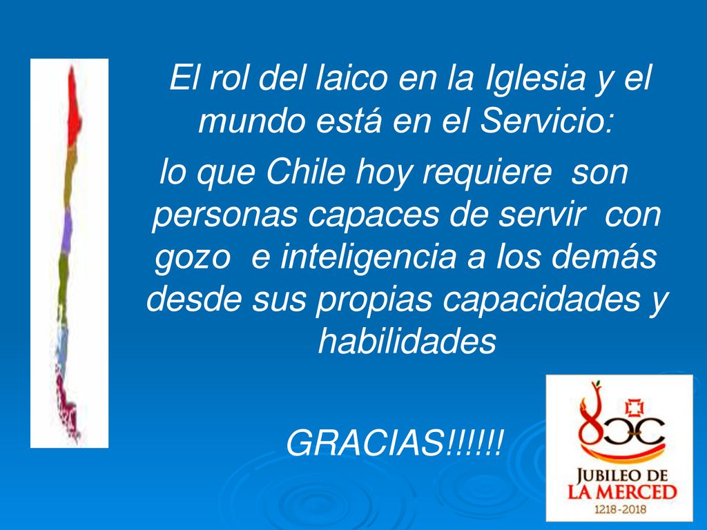 El rol del laico en la Iglesia y el mundo está en el Servicio: