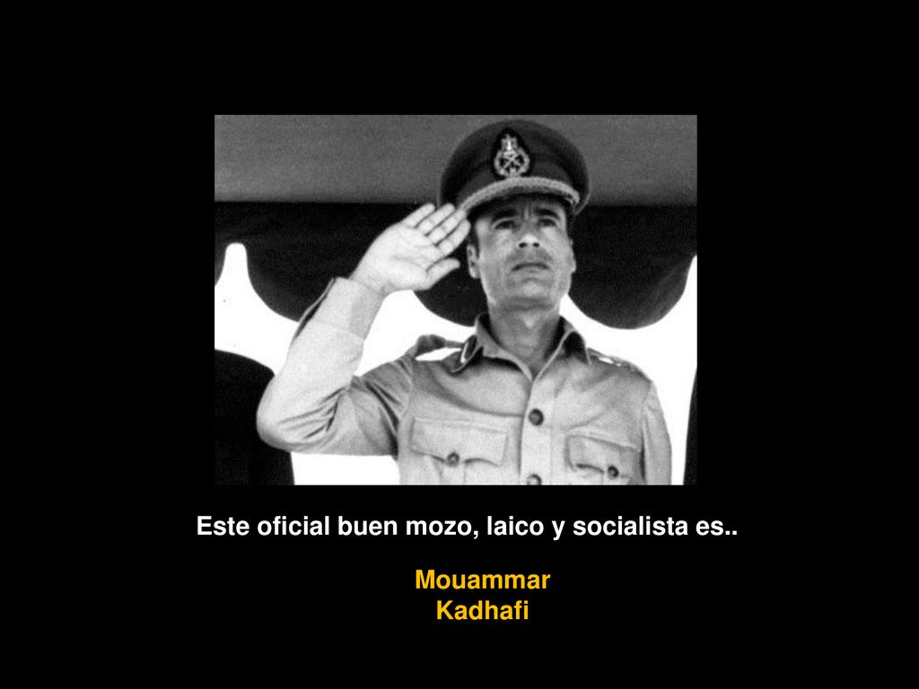 Este oficial buen mozo, laico y socialista es..