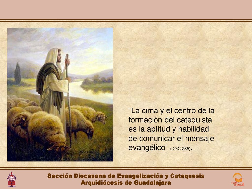La cima y el centro de la formación del catequista