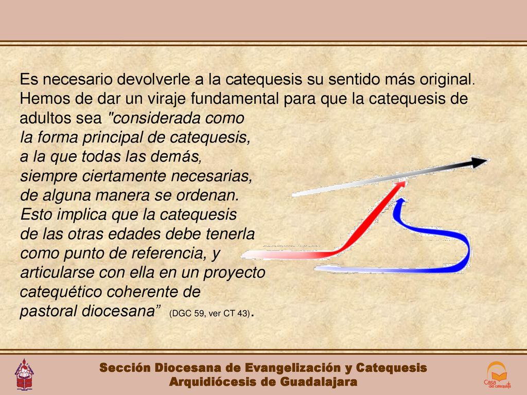 Es necesario devolverle a la catequesis su sentido más original