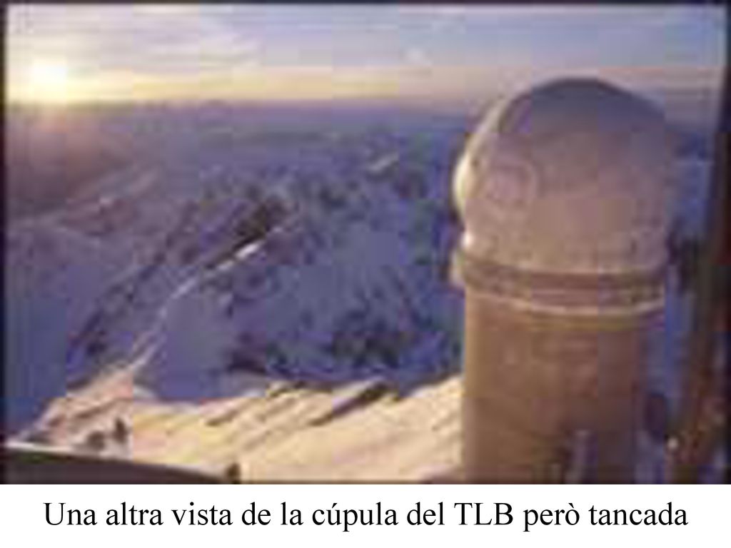 Una altra vista de la cúpula del TLB però tancada