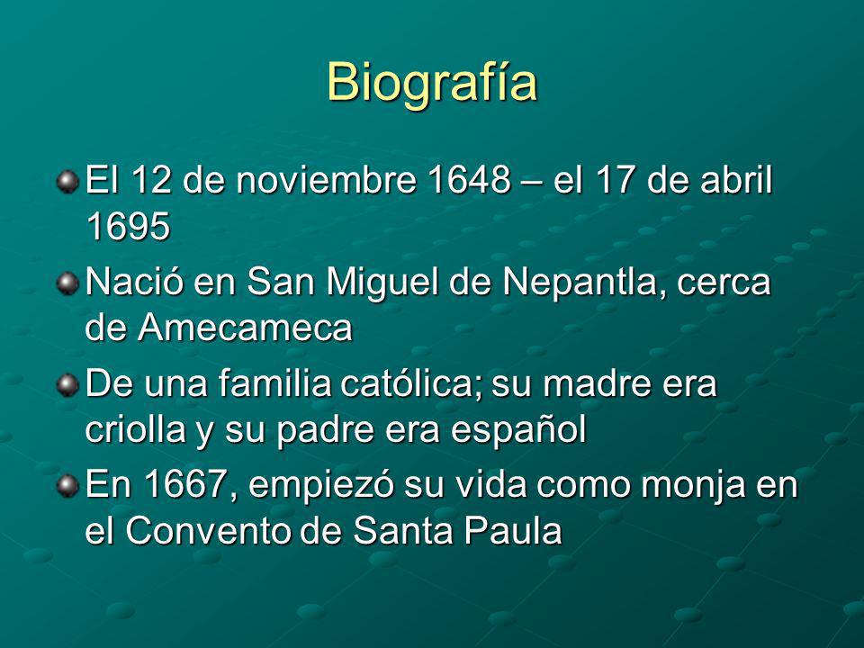 Biografía El 12 de noviembre 1648 – el 17 de abril 1695
