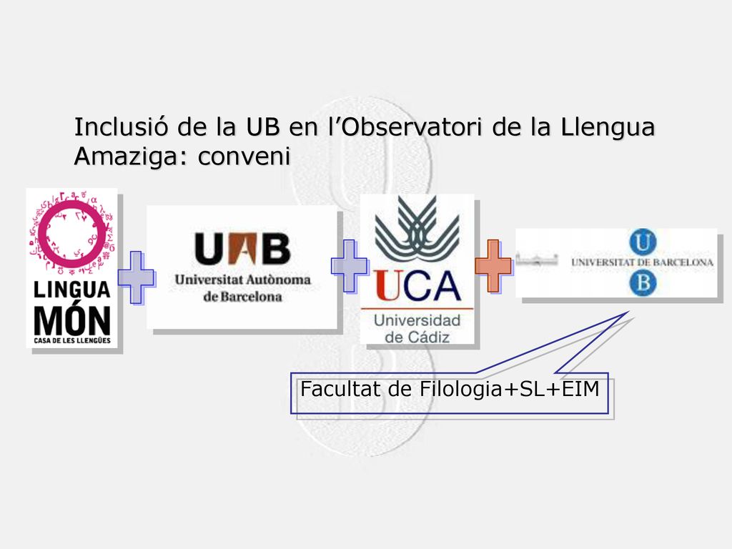 Inclusió de la UB en l’Observatori de la Llengua Amaziga: conveni
