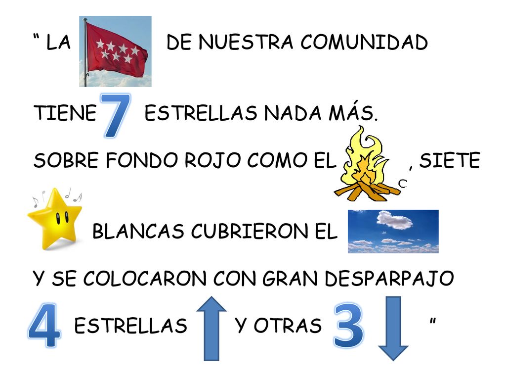 7 4 3 LA DE NUESTRA COMUNIDAD TIENE ESTRELLAS NADA MÁS.