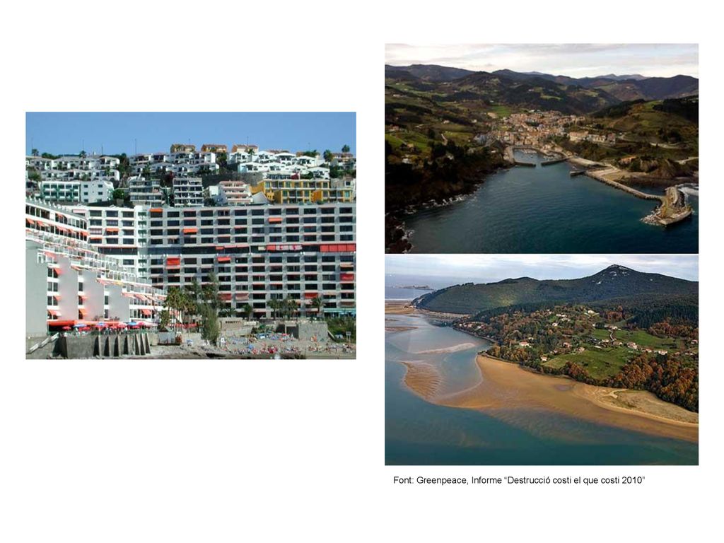 Font: Greenpeace, Informe Destrucció costi el que costi 2010