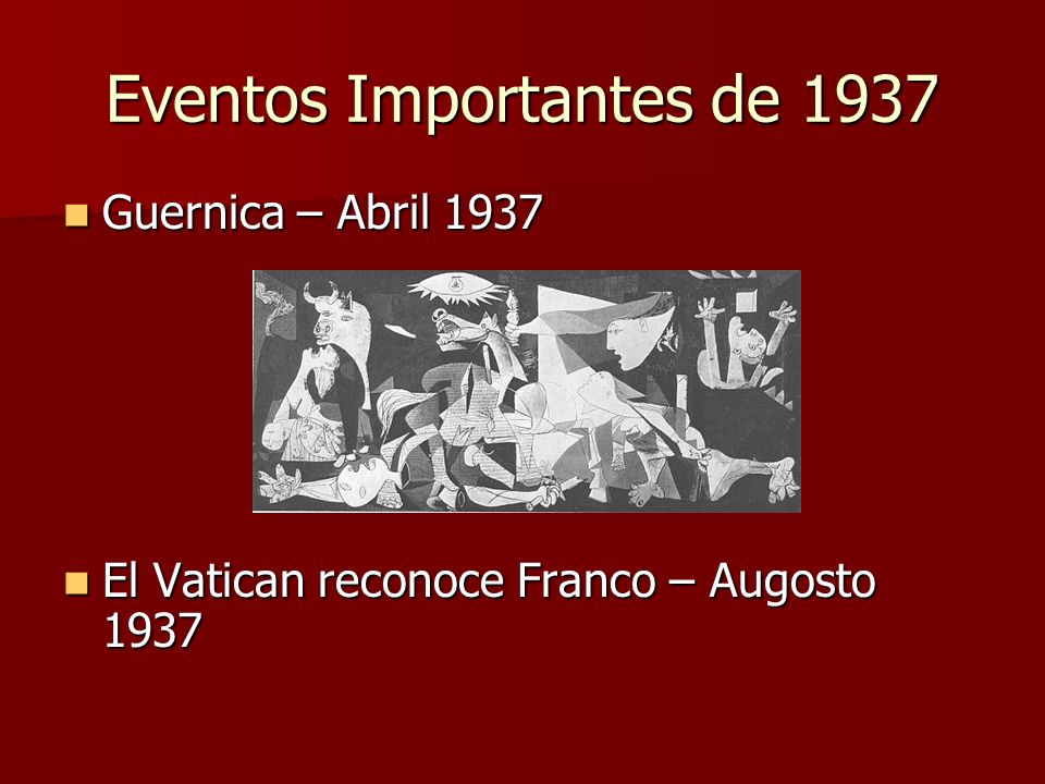 Eventos Importantes de 1937