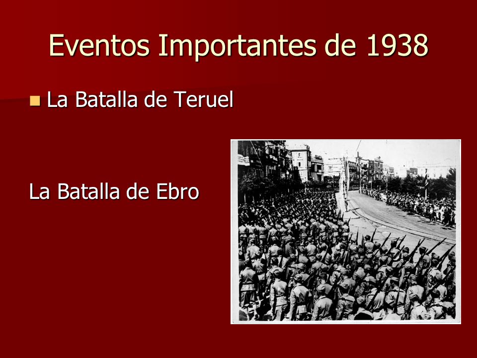 Eventos Importantes de 1938