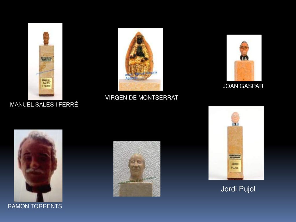 Jordi Pujol JOAN GASPAR VIRGEN DE MONTSERRAT MANUEL SALES I FERRÉ