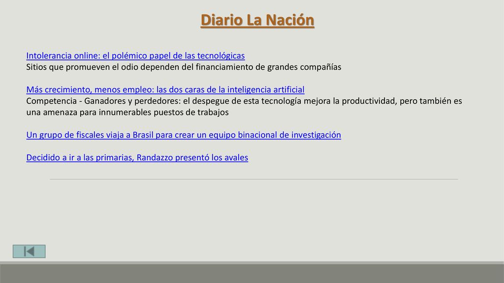 Diario La Nación Intolerancia online: el polémico papel de las tecnológicas.
