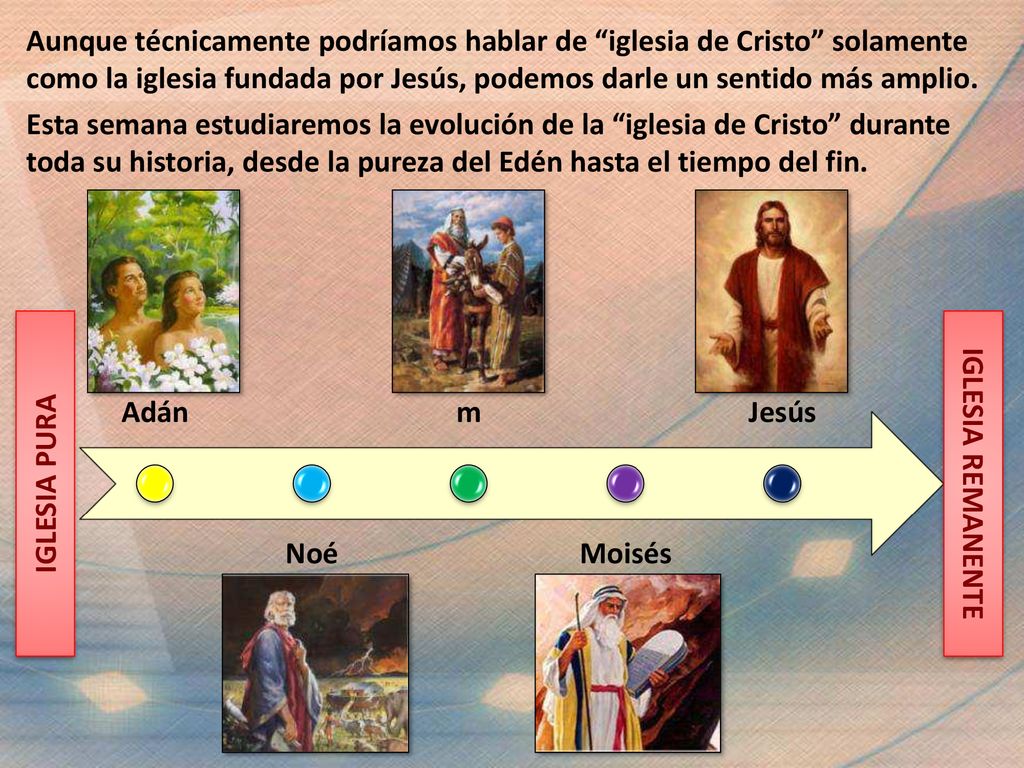 Aunque técnicamente podríamos hablar de iglesia de Cristo solamente como la iglesia fundada por Jesús, podemos darle un sentido más amplio.